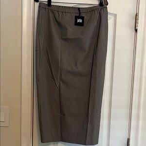 Jarbo Gray Pencil Midi Skirt
